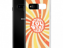 Husa telefon Wish You Were Here Clear Samsung Galaxy S10