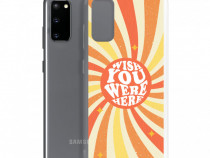 Husa telefon Wish You Were Here Clear Samsung Galaxy S20