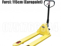 Transpalet Hidraulic Profesional Manual Furci Europalet 2000kg 2tone