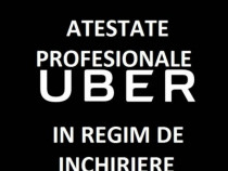 Atestat transport persoane în regim de inchiriere cerut de Uber