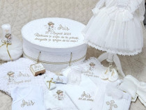 Trusou botez, broderie personalizată la comandă