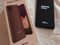 Samsung galaxy a22 5g 128gb cu husa rosie tip carte in stare excelenta