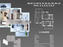 Apartament 2 Camere – Metrou Apărătorii Patriei