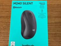 Mouse Logitech M240 Silent, Wireless, Bluetooth, Graphite