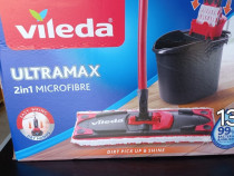 Set mop + galeata Vileda Ultramax BOX cu găleată și presă