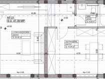 Apartament de vanzare, cu 2 camere, 47,39 mp, parter, imobil