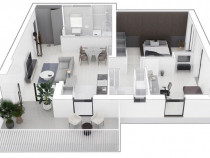 Apartament cu 3 camere 72,35 mp, Timisoara!