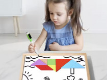 Tabla Educativa Montessori cu Marker, Betisoare Cifre pentru Invatat