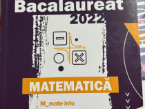 Bacalaureat matematică 2022