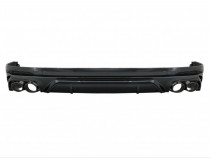 Difuzor Spate SQ5 - Audi SQ5 (2018-2020) (Negru, Varfuri Negre)