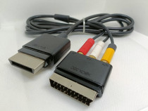 Cablu RCA original Xbox 360 + adaptor SCART TV