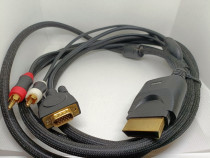 Cablu audio VGA Xbox 360 TV