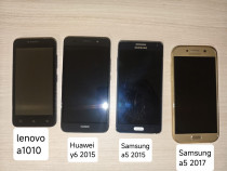 Lot 4 telefoane vechi de piese Samsung, Lenovo, Huawei