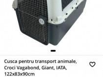 Cușcă transport animale 122x83x90 cm