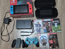 Consola Nintendo Switch cu jocuri