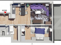 Comision 0! Apartament 2 camere, Bloc Nou, Petrom Calea Baci