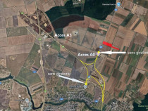 Teren intravilan 7.9 ha, Afumati, deschidere 120m Soseaua...