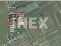 Teren industrial intravilan – 12 ha – toate utilitățil