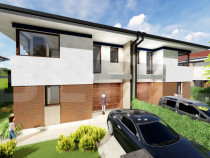 Casă modernă 192 mp, 5 camere, Living, Bucatarie, ansamblu