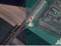 Teren si platforma betonata cu acces rapid la Autostrada Mol