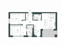 Apartament cu 3 camere, 2 bai, decomandat, incalzire in p...