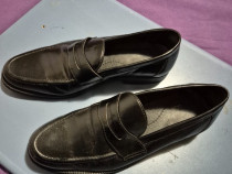 Pantofi barbatesti, piele naturala, purtati, stare buna, marime 42,5
