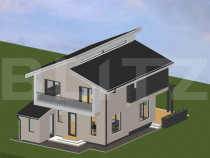 Casa individuala 4 camere Cristian,casa la rosu!