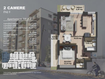 Apartament 2 camere de vanzare zona Postalionului