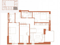 Comision 0! River by Hexagon - Apartament 4 camere, 93 mp, D