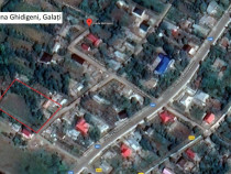 Teren și casă de vânzare în Ghidigeni, județul Galați