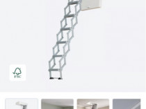 Scară metalică retractabilă pod