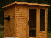 Sauna exterior izolat