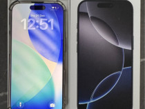 Iphone 16 Pro,128 GB,Black Titanium,La cutie cu IMEI