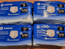 Pachet cu 4 seturi chiloti incontinenta adulti S/M