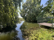 Teren Manastirea Snagov. Deschidere lac 22 m. Front stradal