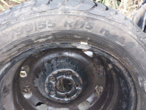 4 Roti (jante otel+anvelope vara) 195/55 R15, marca RADAR
