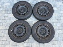 Set jante VW POLO cu cauciucuri DUNLOP 165/70/14!
