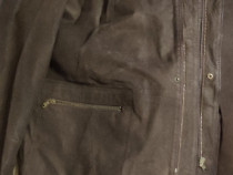 Haina piele vitel, masura foarte mare - masura 4XL sau 5XL