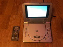 DVD player portabil 12v/220v auto/casa