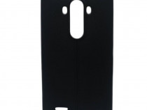 Husa Telefon Silicon LG G4 black leather stiches Vetter