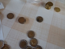 Diferite monede vechi de euro