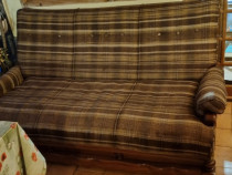 Canapea solida cu brate lemn masiv
