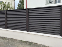 Gard metalic jaluzea | Suruburi ascunse | Model 2024 | Timisoara