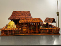 Casa traditionala în miniatura realizată hand-made in totalitate
