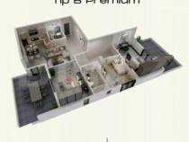 Penthouse de 4 camere decomandat 98.4 mp, terasa 36.5 mp Tor