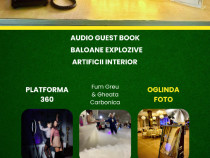 Oglinda Foto, Platforma 360, Fum greu, Baloane explozive, Audio Guest