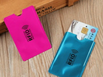Folie protectie card bancar contactless wireless RFID, NFC