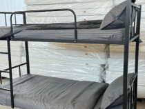 Ansamblu Pat metalic etajat - model BEL 2 - Livrare din Stoc