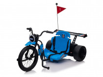 Motocicleta electrica, Kinderauto Drift-Trike, 500W, 24V 10Ah Blue