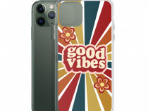 Husa telefon Good Vibes Clear Iphone 11 pro